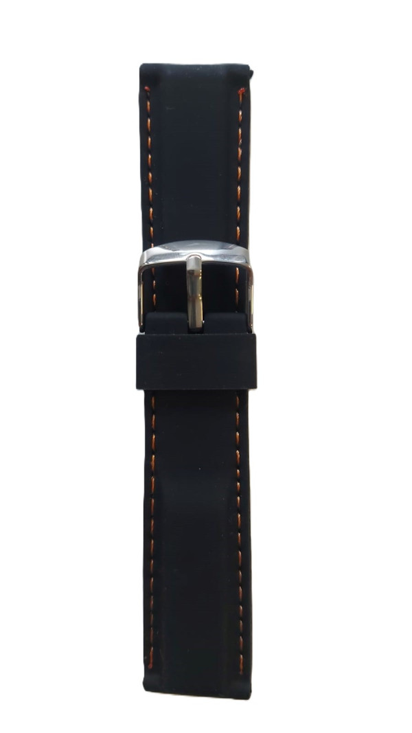 Silikonski kaiš 22mm Crna boja SK22.59