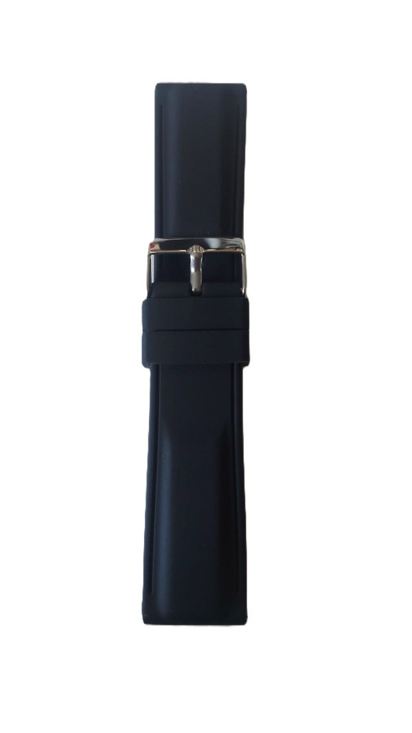 Silikonski kaiš 24mm Crna boja SK24.27
