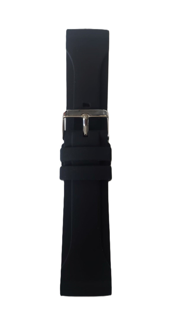 Silikonski kaiš 24mm Crna boja SK24.02