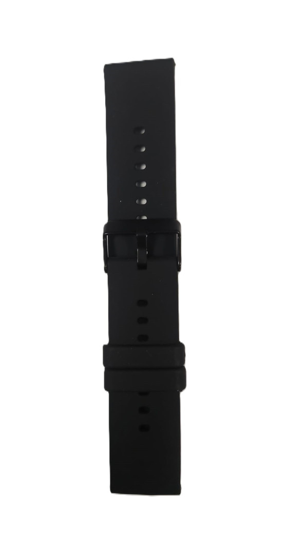 Silikonski kaiš SK22.01 22mm Crna boja