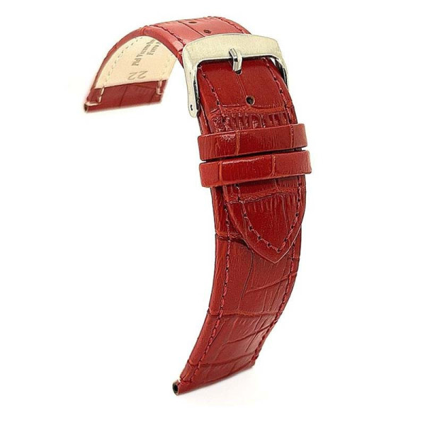 Kožni kaiš Diloy 14mm DIL402.6 Crvena boja