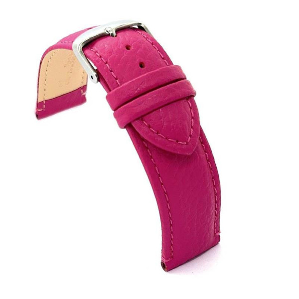 Kožni kaiš Diloy 18mm DIL205.14 Roze boja