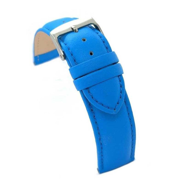 Kožni kaiš Diloy 24mm DIL302.19 Svetlo plava boja