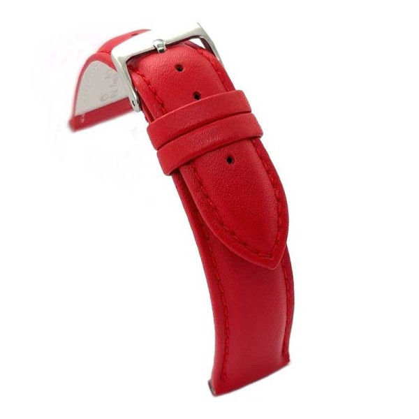 Kožni kaiš Diloy 12mm DIL302.6 Crvena boja