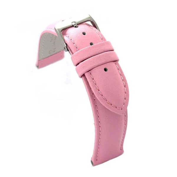 Kožni kaiš Diloy 22mm DIL302.13 Roze boja