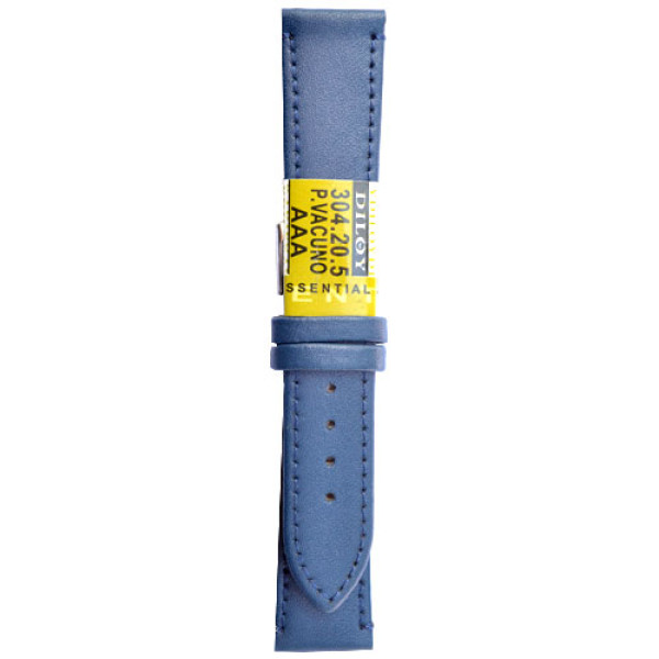 Kožni kaiš Diloy 14mm DIL304.5 Teget boja