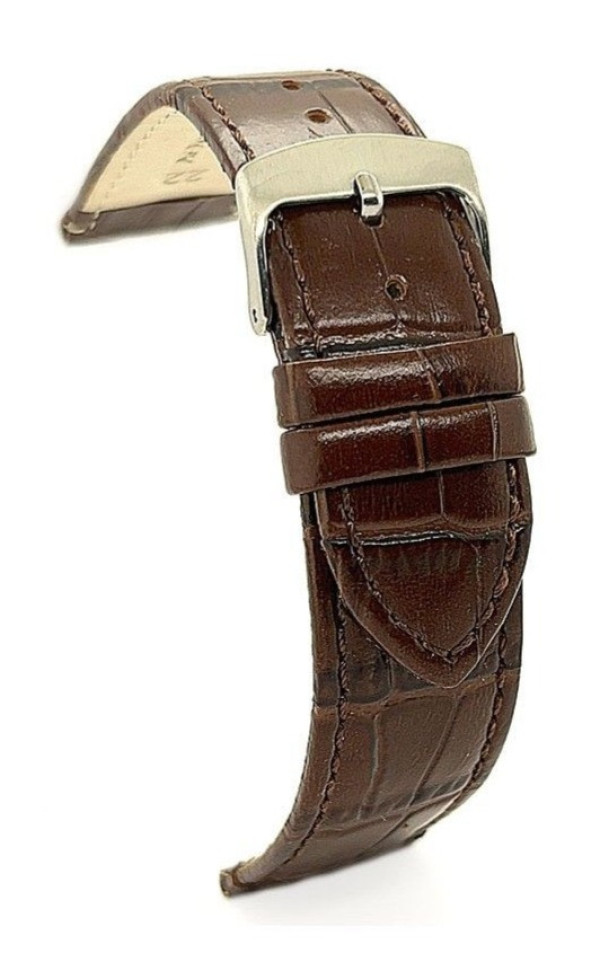 Kožni kaiš Diloy 14mm DIL402.2 Tamno braon boja