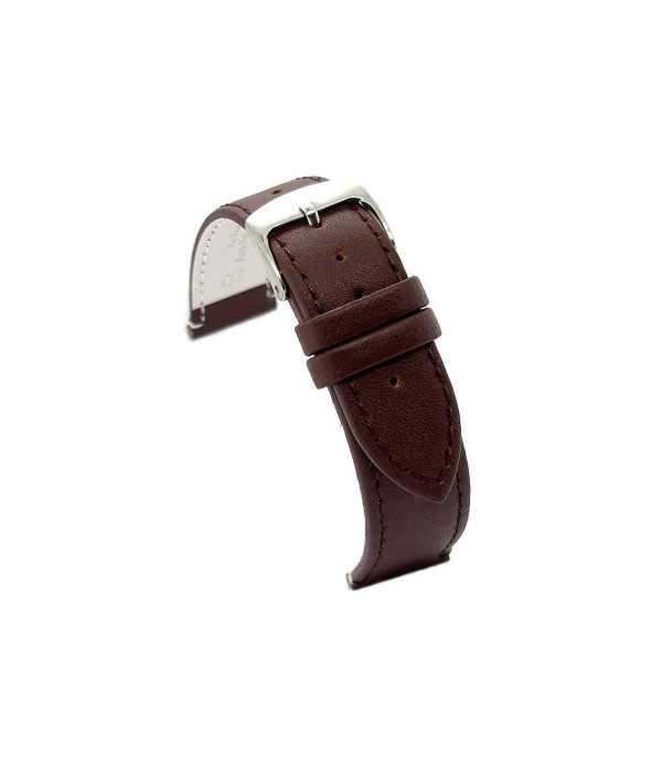 Kožni kaiš Diloy 16mm DIL704.2 Tamno braon boja