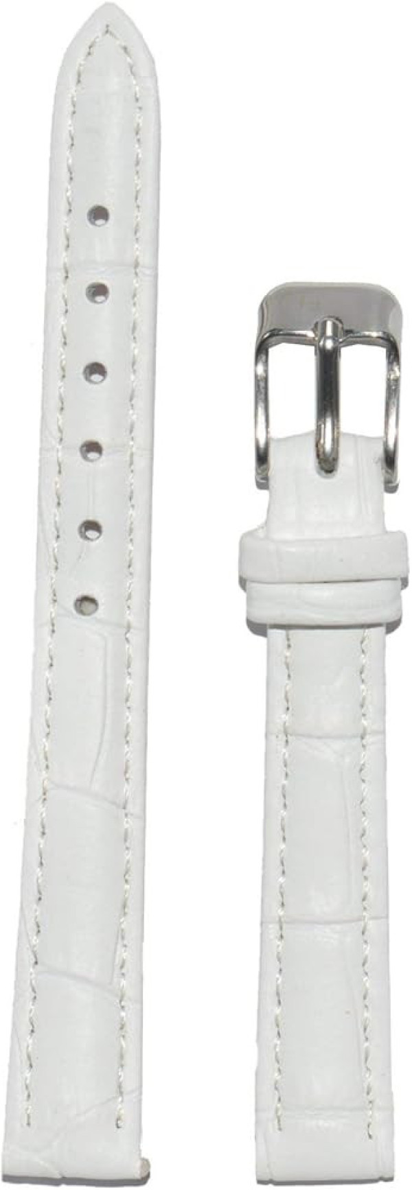 Kožni kaiš 12mm Bela boja 12.113