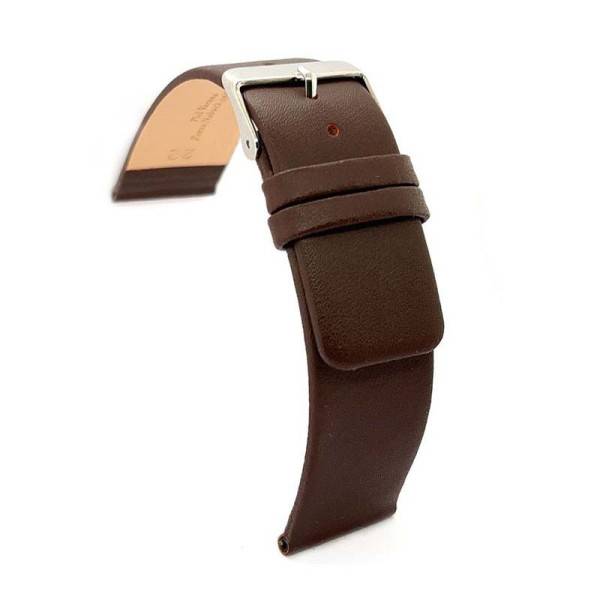 Kožni kaiš Diloy 22mm DIL327.2 Tamno braon boja