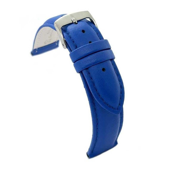 Kožni kaiš Diloy 12mm DIL302.16 Indigo plava boja