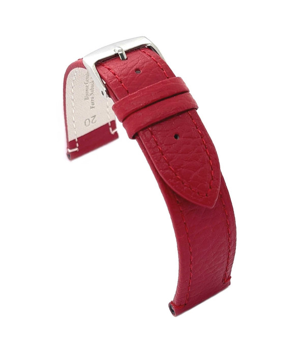 Kožni kaiš Diloy 12mm DIL178.4 Tamno crvena boja