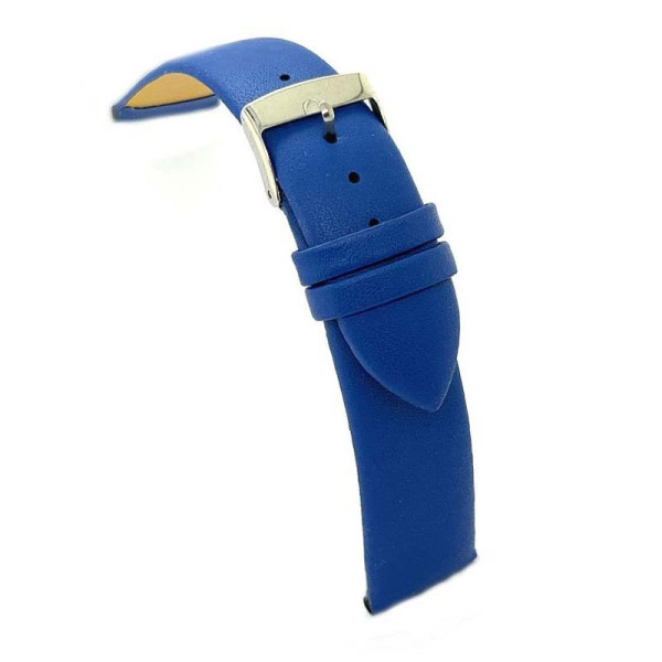 Kožni kaiš Diloy 20mm DIL301.16 Indigo plava boja