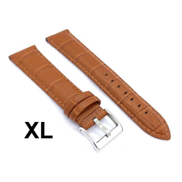 Kožni kaiš Diloy XL 20mm DIL368EL.3 Svetlo braon boja