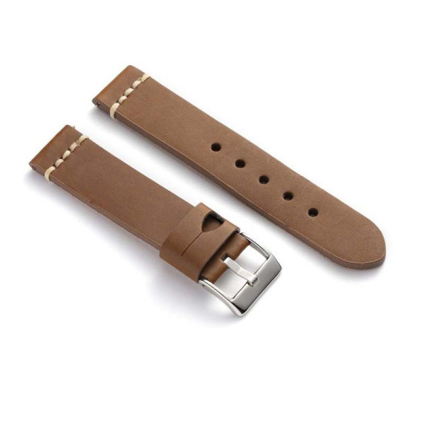 Kožni kaiš Diloy 20mm DIL392.3 Svetlo braon boja
