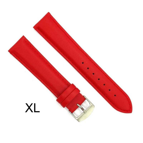 Kožni kaiš Diloy XL 16mm DIL302EL.6 Crvena boja
