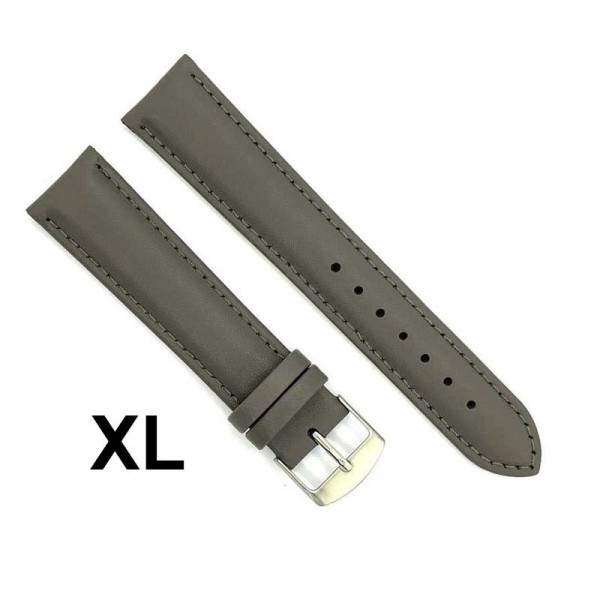 Kožni kaiš Diloy XL 16mm DIL302EL.7 Siva boja