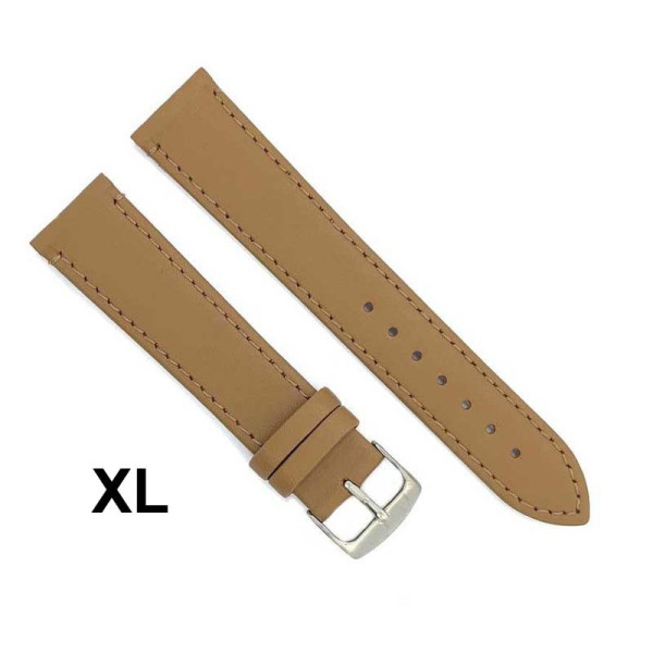 Kožni kaiš Diloy XL 16mm DIL304EL.17  Tamno krem boja