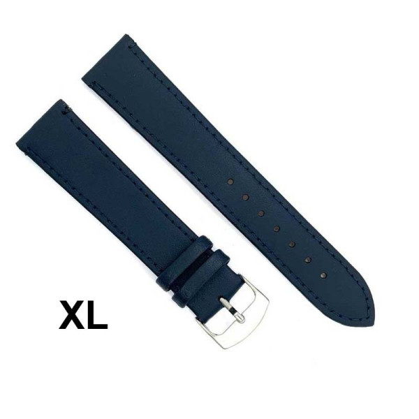 Kožni kaiš Diloy XL 12mm DIL304EL.5  Teget boja