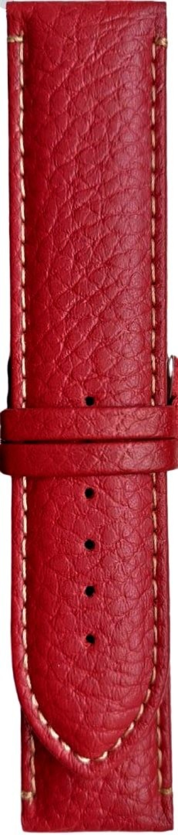 Kožni kaiš Diloy 24mm DIL206.4 Tamno crvena boja