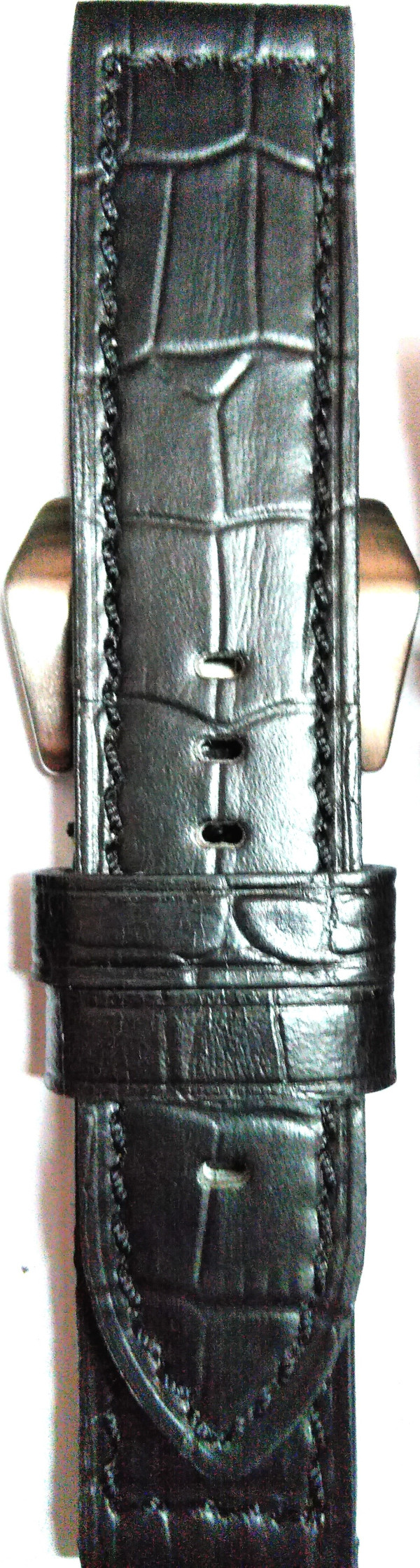 Kožni kaiš 24mm Crna boja 24.232