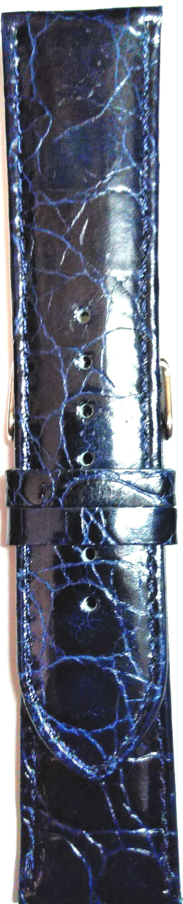 Kožni kaiš 24mm Teget boja 24.97