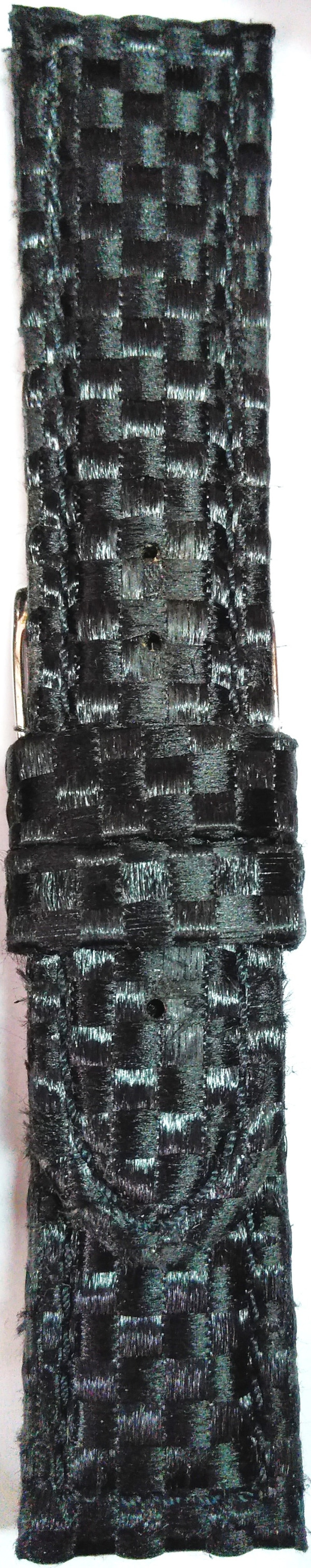 Kožni kaiš 24mm ( Eko koža) Crna boja 24.19