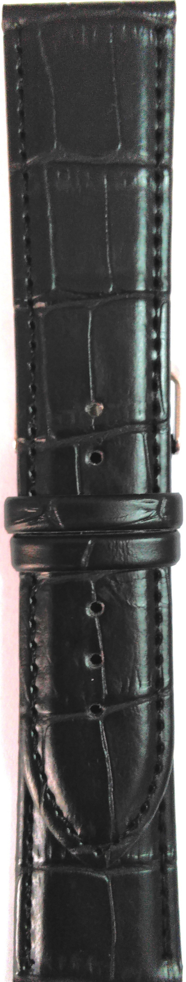 Kožni kaiš 24mm ( Eko koža) Crna boja 24.45