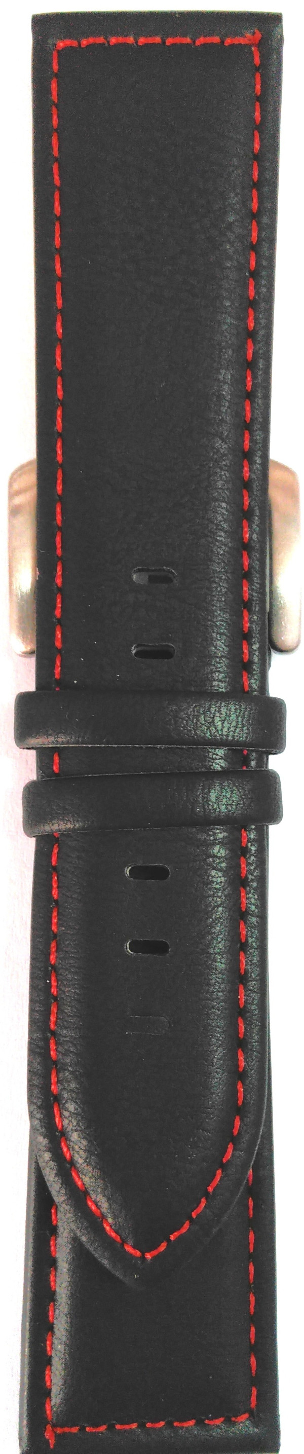 Kožni kaiš 24mm ( Eko koža) Crna boja 24.64