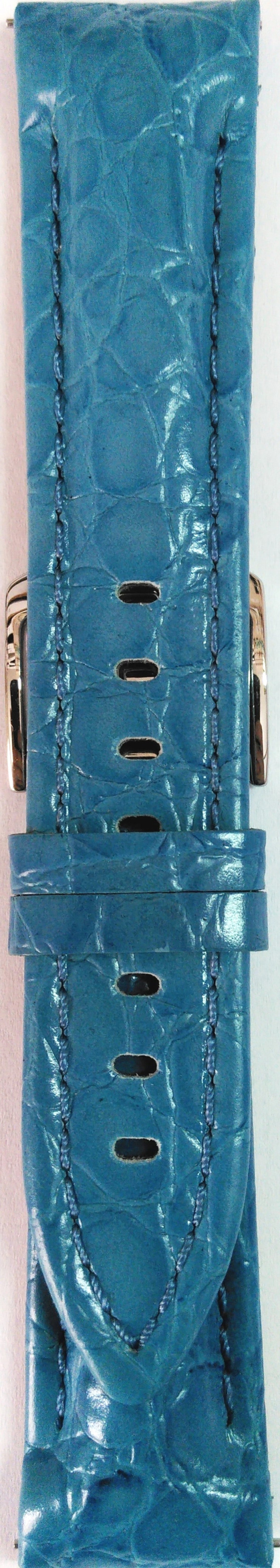 Kožni kaiš 22mm Plava boja 22.104