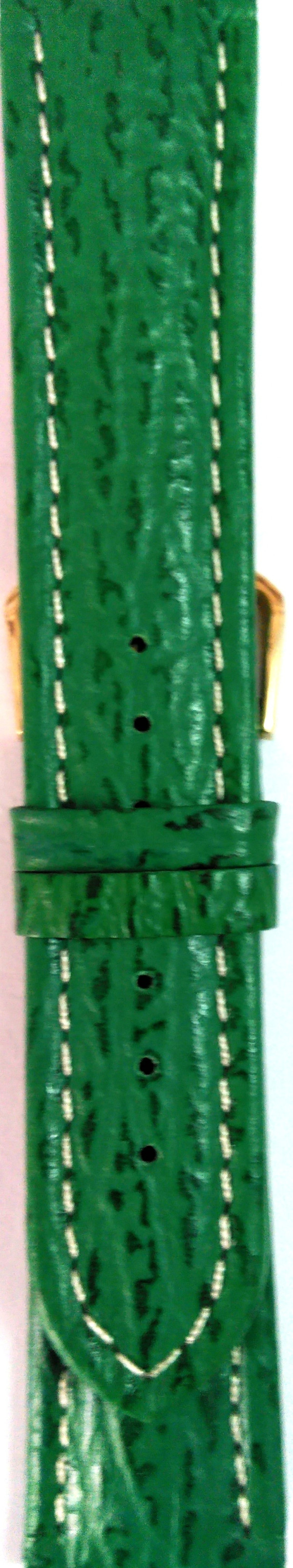 Kožni kaiš 22mm Zelena boja 22.84