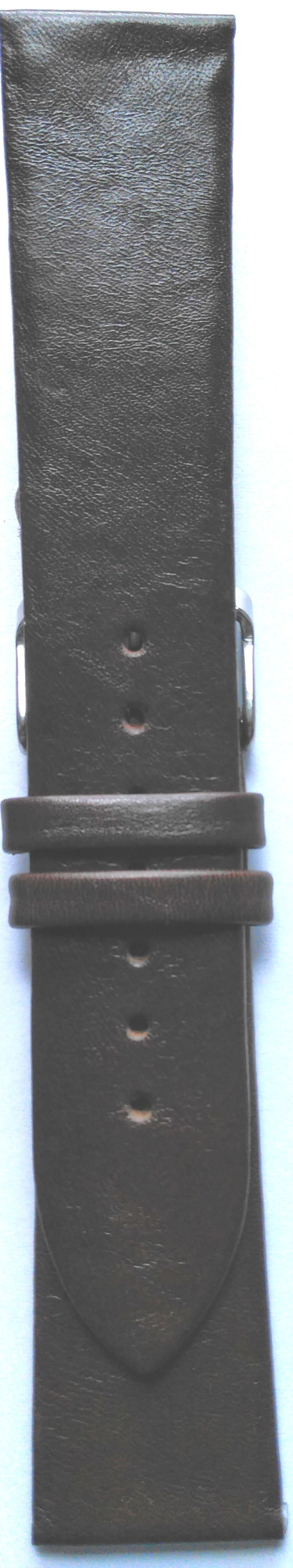 Kožni kaiš 22mm Tamno Braon 22.63