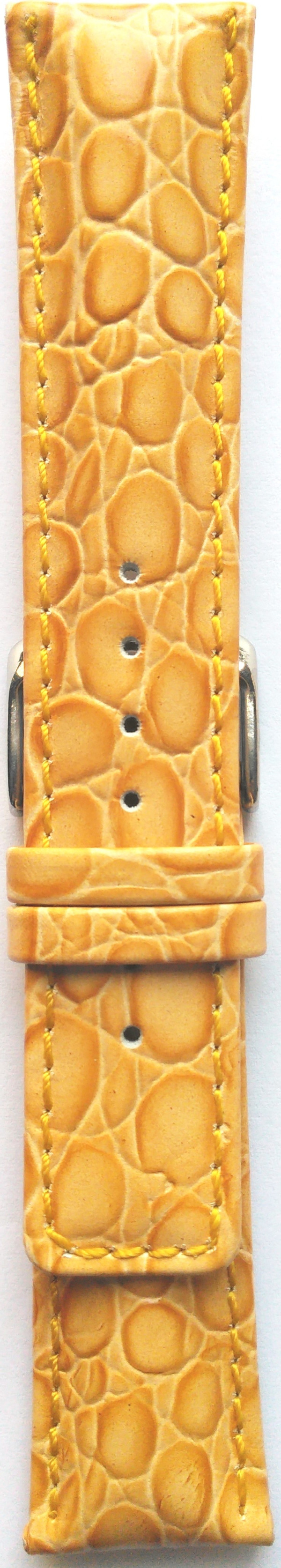 Kožni kaiš 22mm Narandžasta boja 22.77