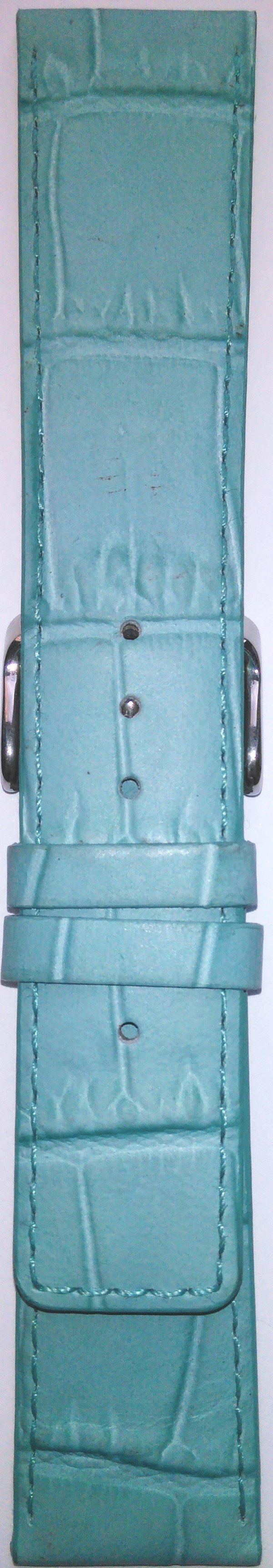 Kožni kaiš 22mm Tirkizna boja 22.83