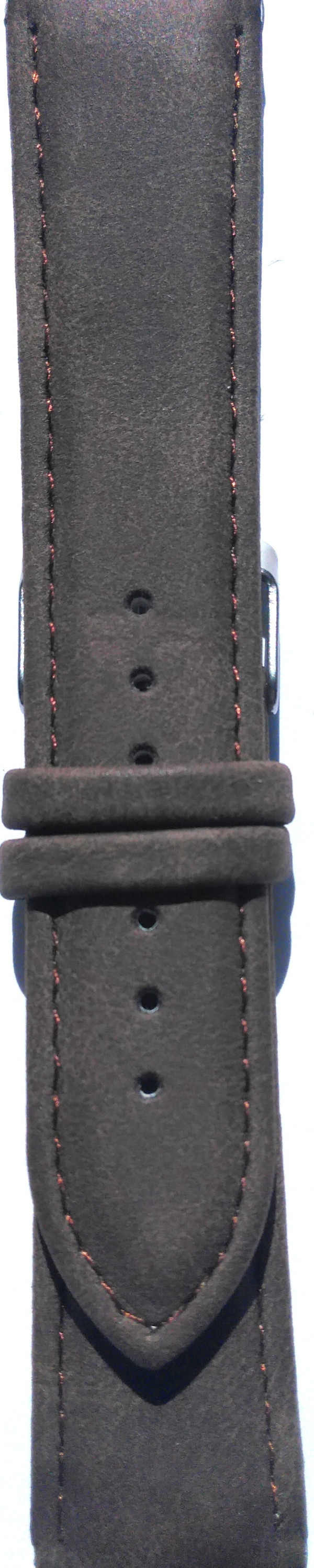 Kožni kaiš 22mm ( Eko koža) Tamno Braon 22.29