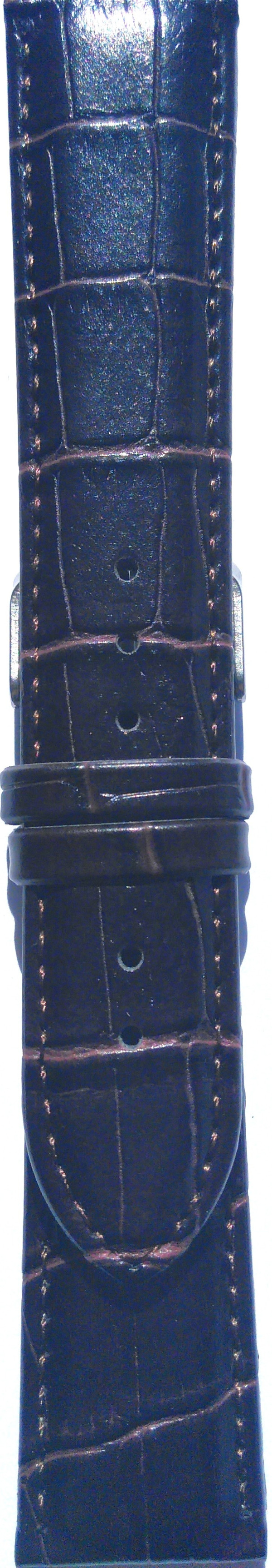 Kožni kaiš 22mm ( Eko koža) Tamno Braon 22.14