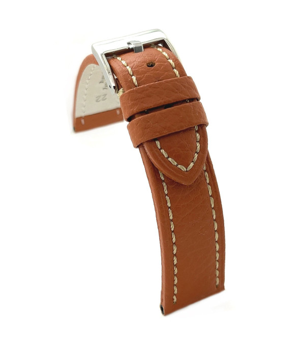 Kožni kaiš Diloy 20mm DIL376.3 Svetlo braon