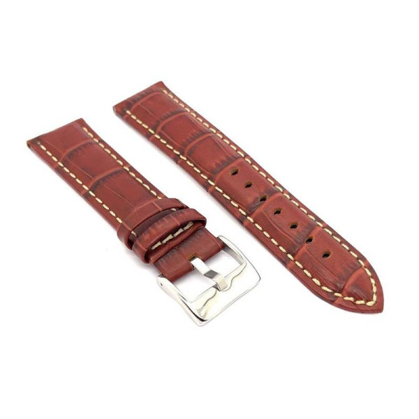 Kožni kaiševi Diloy 18mm DIL378.8 Terakota boja