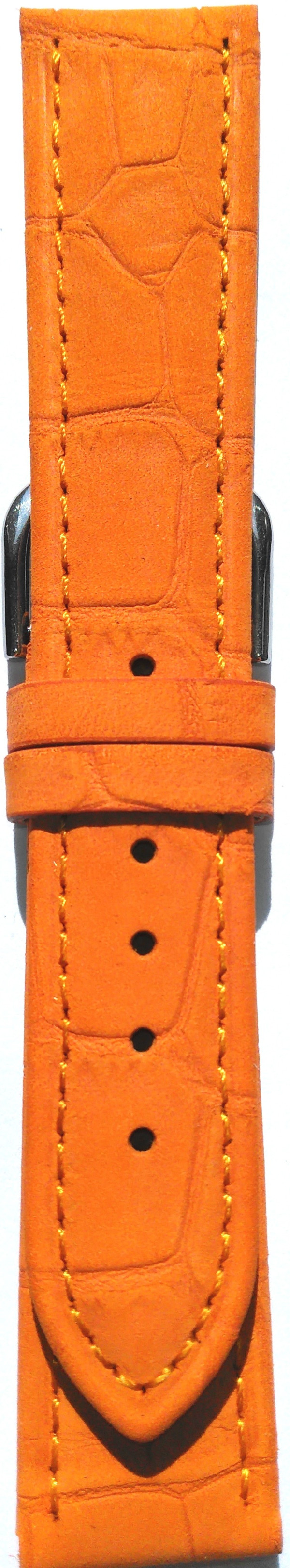 Kožni kaiš 20mm Narandžasta boja 20.67